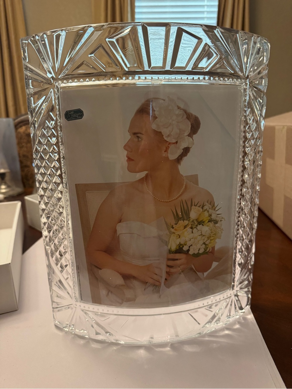 Crystal Clear Decorative Photo Frame - Clear
